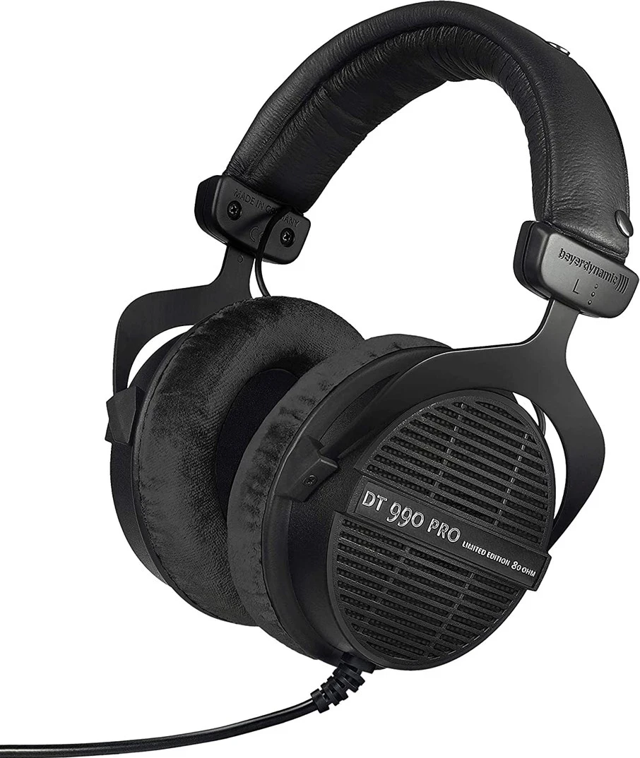 Slušalke z odprtim hrbtom Beyerdynamic DT 990 Pro, 80 OHM, črne