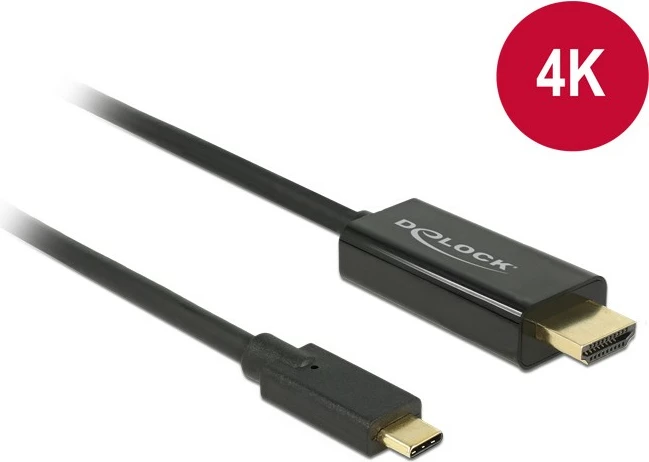 Kabel USB Type-C na HDMI DeLOCK 85258, 1 m, zlato