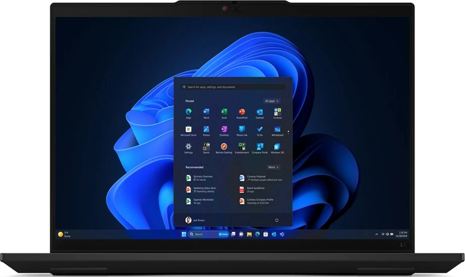 Prenosnik 14" Lenovo ThinkPad L14 Gen 5, Intel Core Ultra 7 155U, 16 GB RAM, 512 GB SSD, Windows 11 Pro, črn