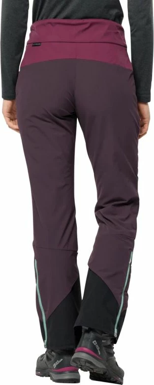 Smučarske hlače za ženske Jack Wolfskin, vijolične
