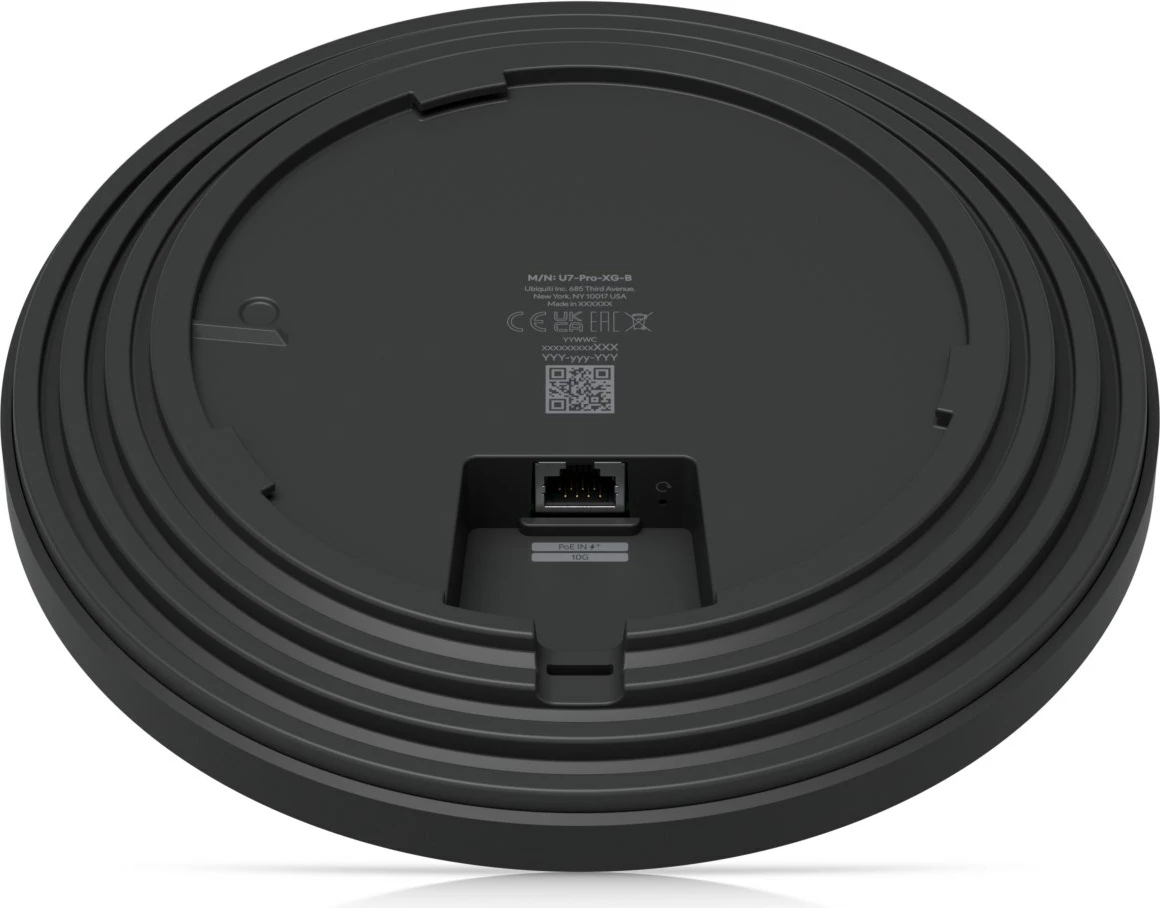 Dostopna točka Ubiquiti U7 Pro XG, 5800 Mbit/s, PoE+, črna