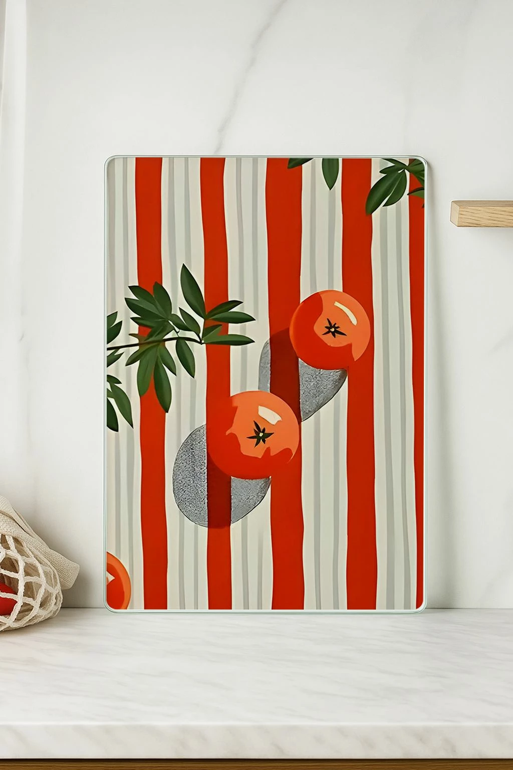 Deska za rezanje iz kaljenega stekla, večbarvna, Hermia Kes-00072, 30x40cm