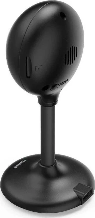 Monitorna kamera Hama 176651, WiFi, Full HD, mikrofon, zaznavanje gibanja, črna