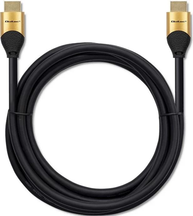 Ultra high speed HDMI kabel 8K, 2 m, pozlačen - Qoltec 50355