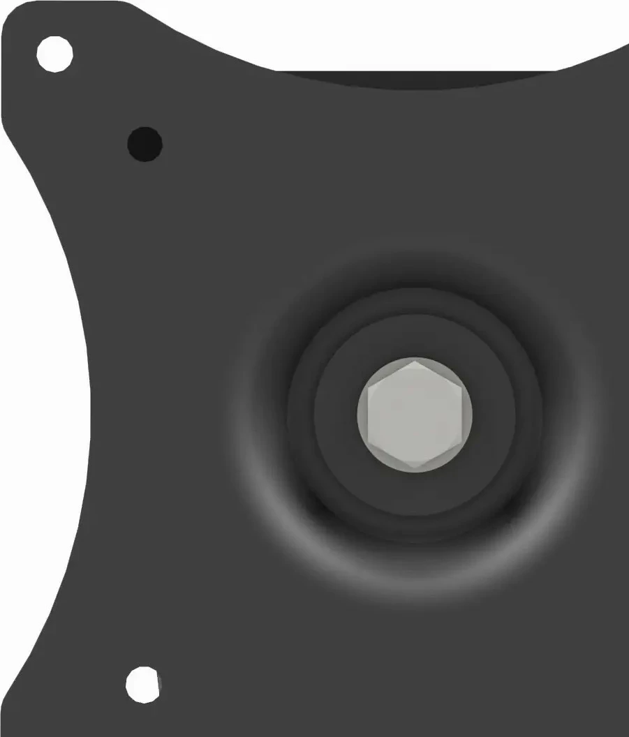 Stenski nosilec za monitor Edbak GD03, VESA 75x75 - 100x100, 10 kg, črn