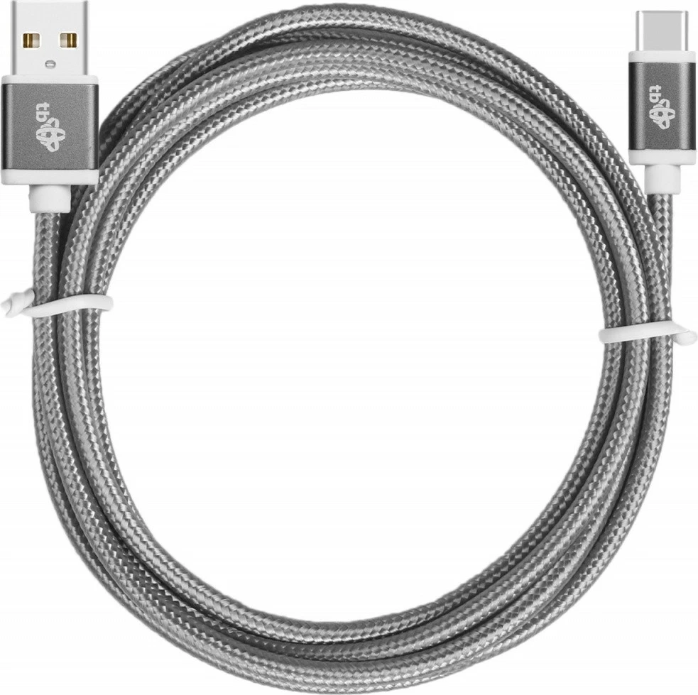 Kabel USB v USB Type-C TB AKTBXKUCSBA150S, 1,5 m, sivi
