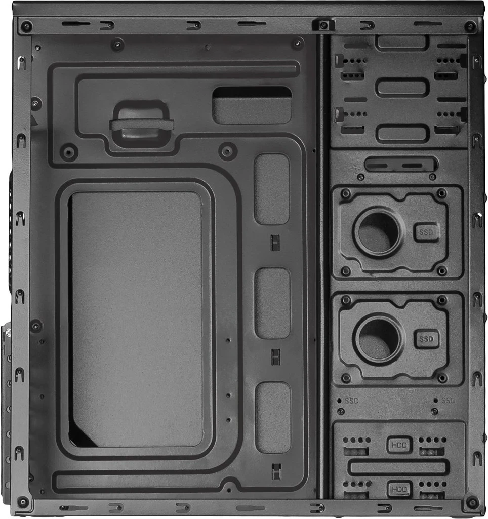 Kompjuterska kaseta Akyga AK995BK, PC ATX, črna