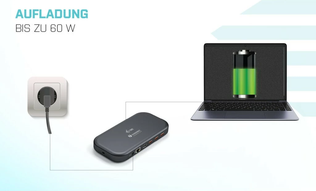 Docking postaja Thunderbolt 3/USB-C Dual 4K, 60W, črna - i-tec