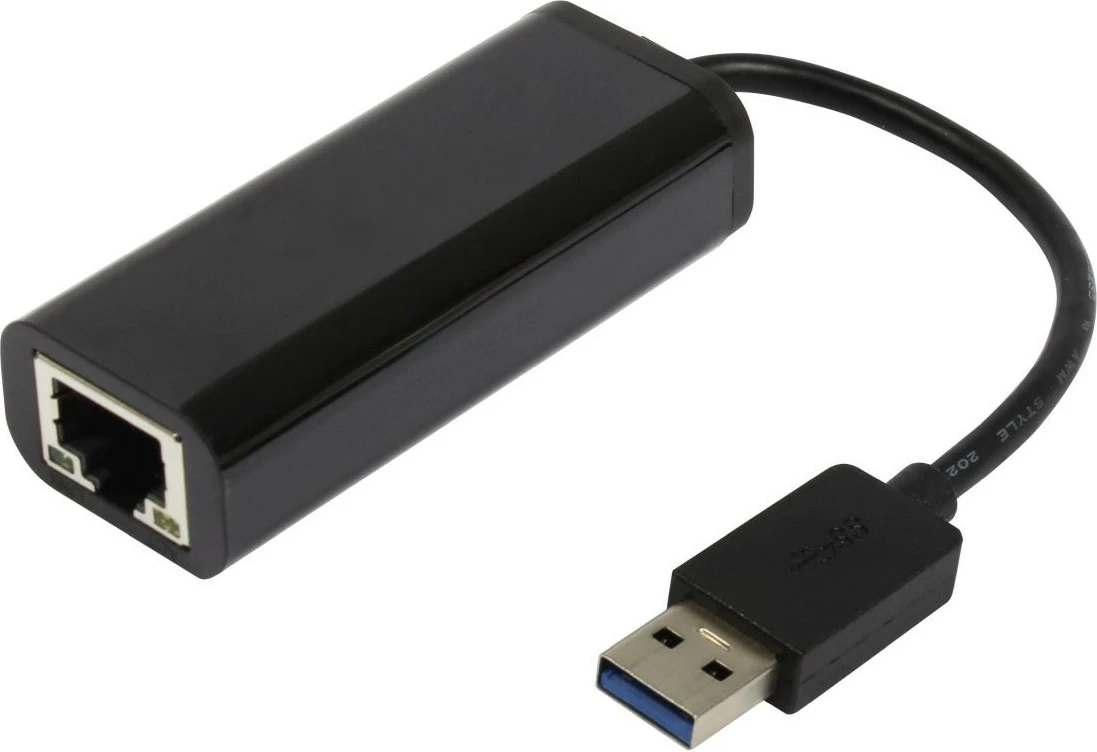 Adapter USB v RJ-45, ALLNET ALL0173Gv2, USB Type-A 3.0, črn