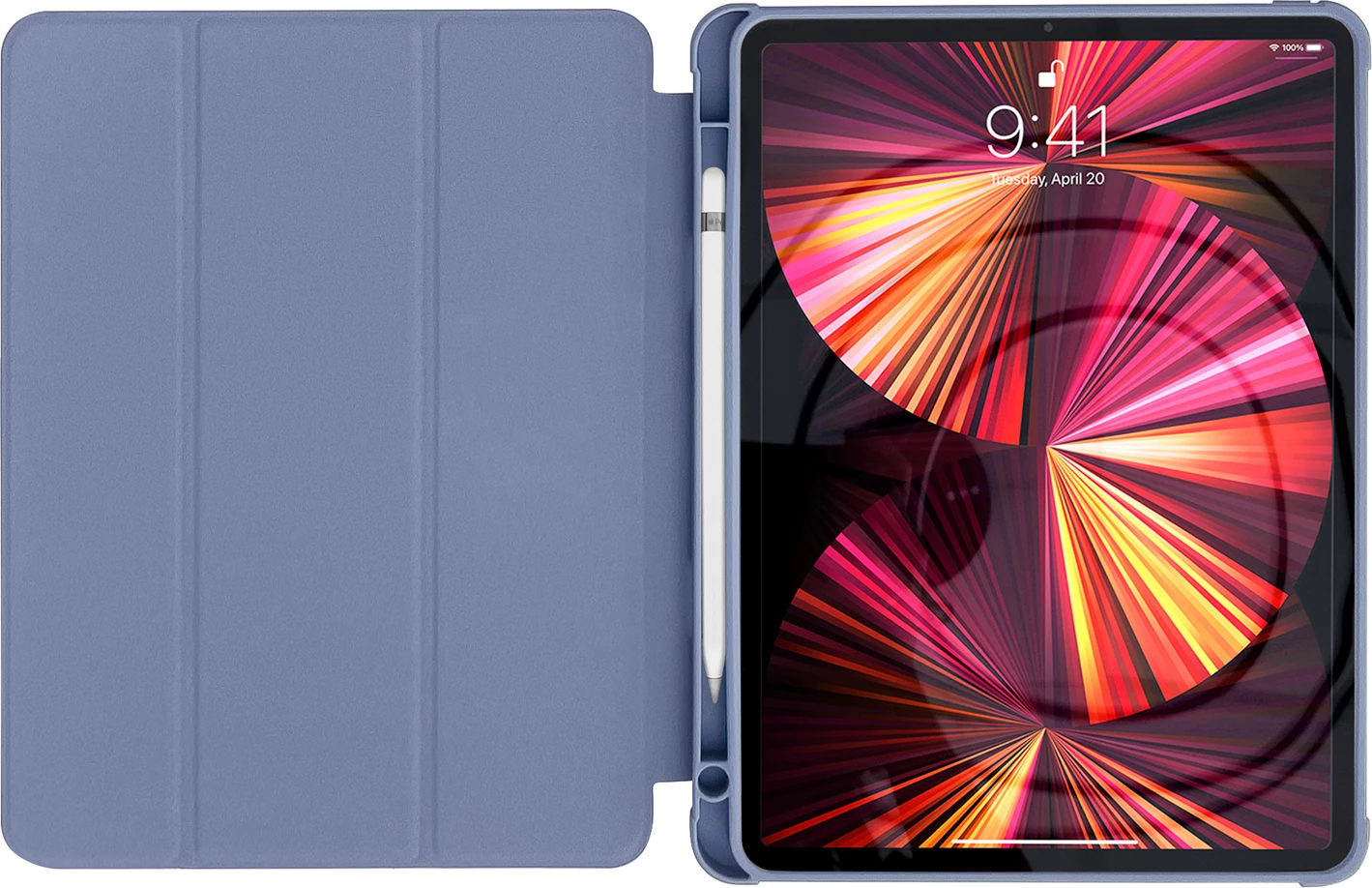 Zaščitni ovitek z držalom Hurtel Smart Cover za iPad mini 8,3" (2021), moder