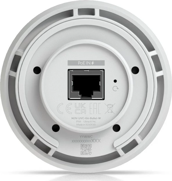 Varnostna kamera Ubiquiti G6 Bullet, 8 MP, 3840 x 2160, PoE, bela