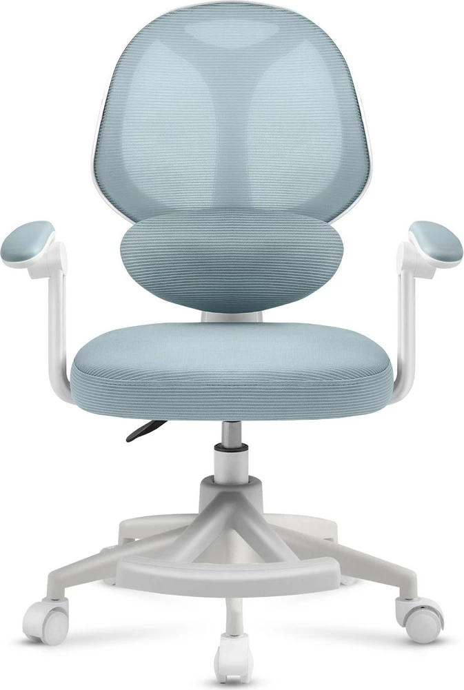 Otroška vrteča pisarniška stol MARK ADLER Junior 4.5, mreža, pena, mint modra