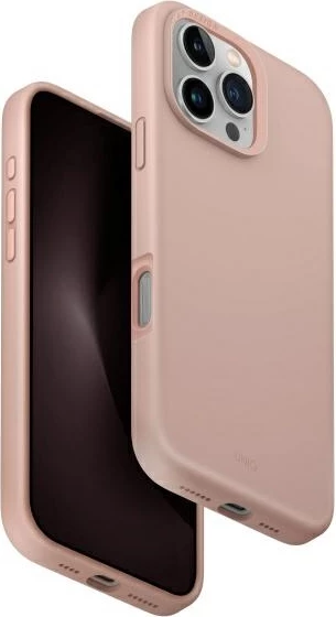Zaščitni ovitek Lino Hue MagClick za iPhone 16 Pro Max, UNIQ, rožnat