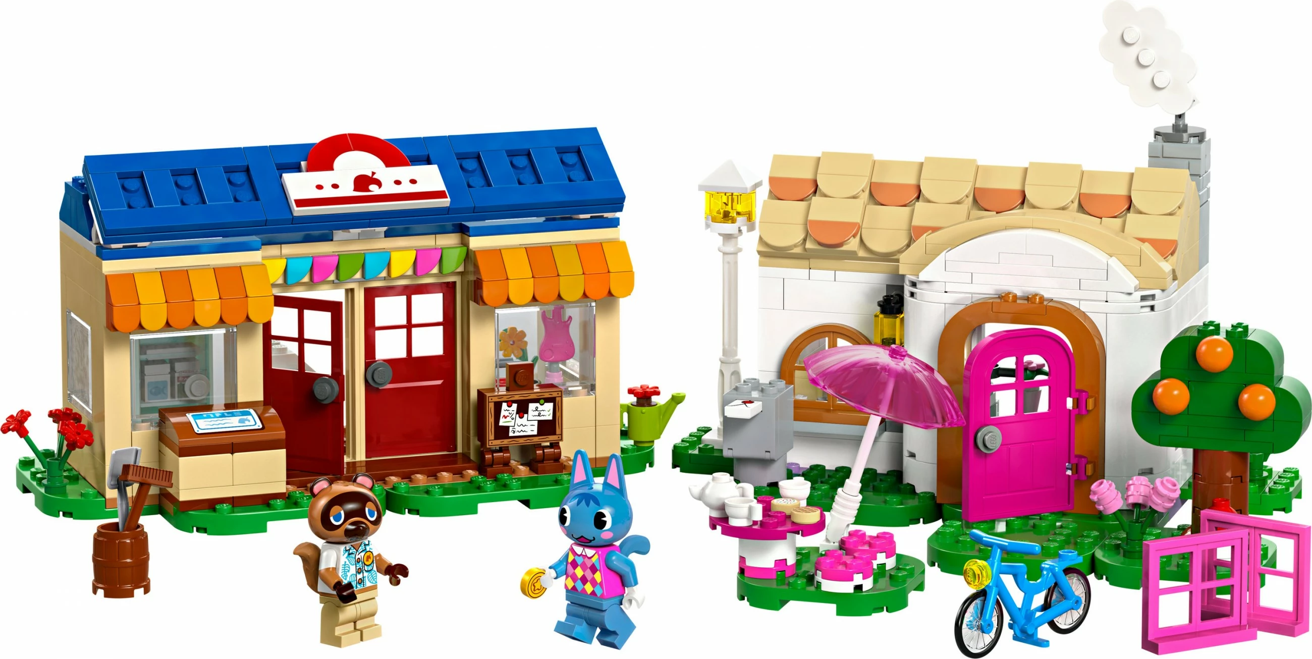 Set gradnje Animal Crossing LEGO 77050, 535 delov, večbarven