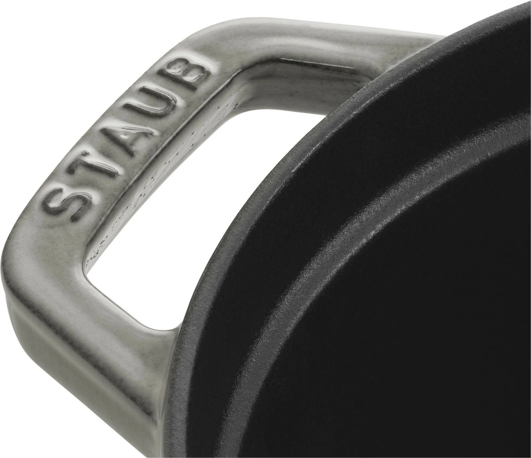 Llonc iz litega železa La Cocotte 29 cm, emajl, siva - Staub