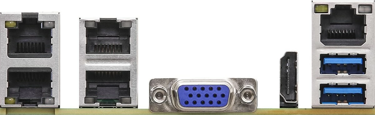 Profesionalna matična plošča ASRock B550D4ID-2L2T, mini ITX, Socket AM4, 4x LAN, za strežnike, zelena