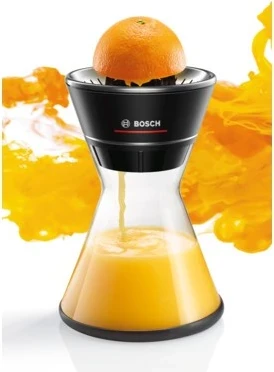 Stiskalnik za agrume Bosch MCP72GPB, črn/prosojen