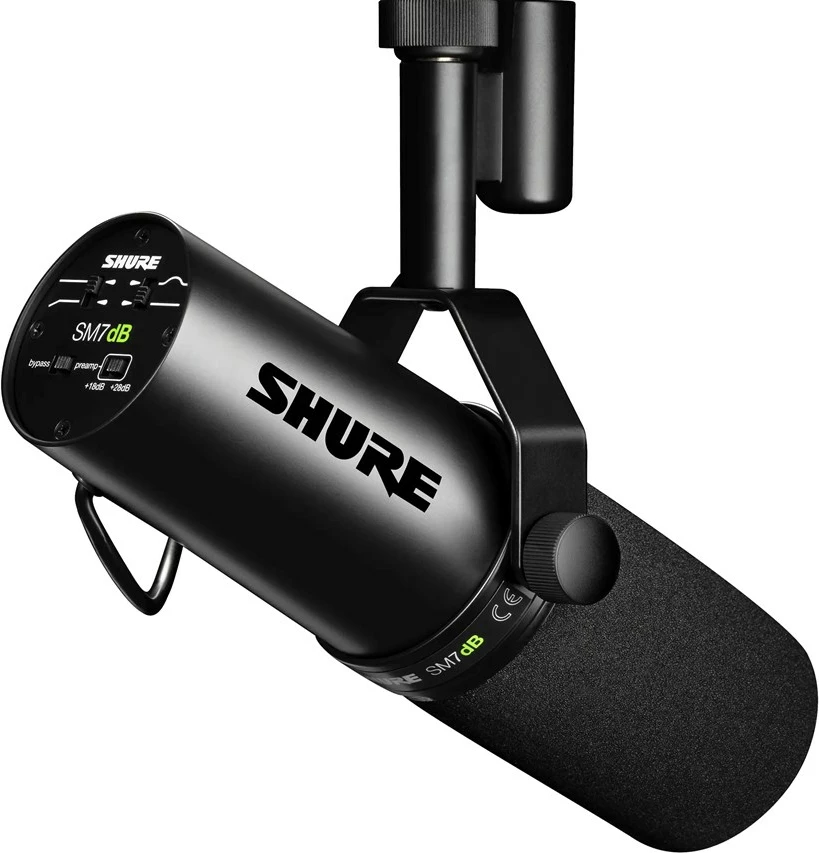 Dinamični mikrofon Shure SM7dB, črn