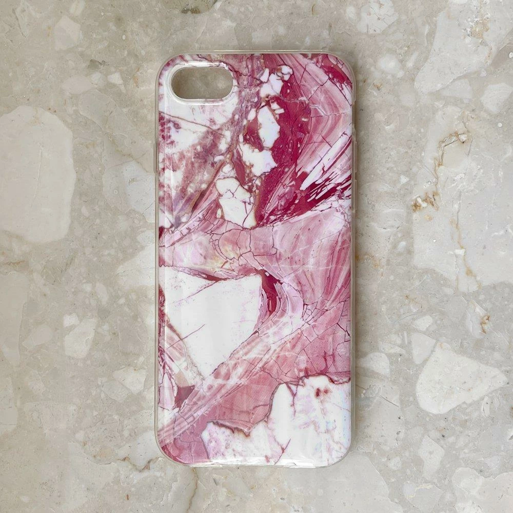Ovitek za telefon Wozinsky Marble za Samsung Galaxy M51, TPU, črn