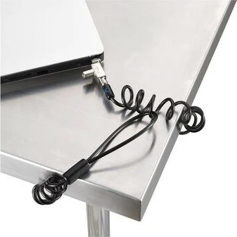 Varnostni kabel za prenosnik ClickSafe 2.0 N17 Slim Kensington z ključem, 1,8 m, črn/srebrn