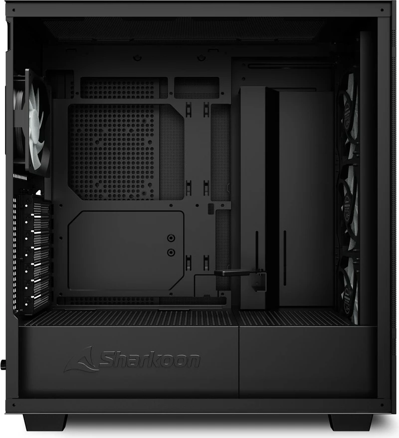Ohišje Sharkoon Rebel C50 RGB, Full Tower, črno, kaljeno steklo, RGB