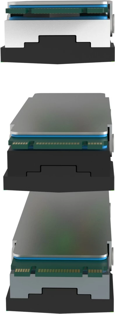 Hlajenje SSD Xilence Performance A+ M2SSD Kühler ARGB XC401, črno