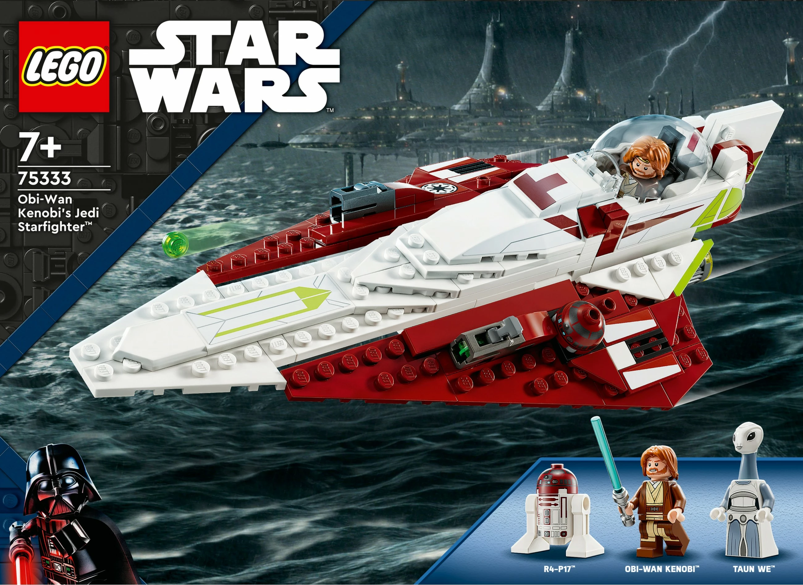 Model Jedi Starfighter, LEGO Star Wars Obi-Wan Kenobi, 282 kosov