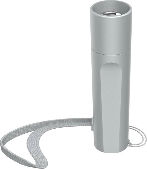 LED ročna svetilka, 60 lm, doseg 30 m, 3 načini osvetlitve, Hama FL60 228600, srebrna