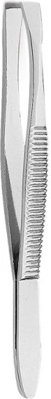 Kozmetične pincete Donegal 1091, srebrne, 1 kos