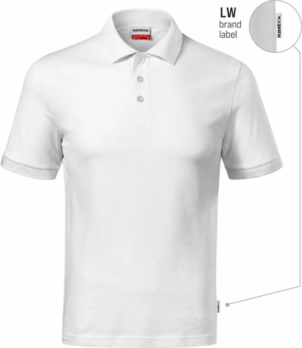 Polo majica Malfini, moška, bela