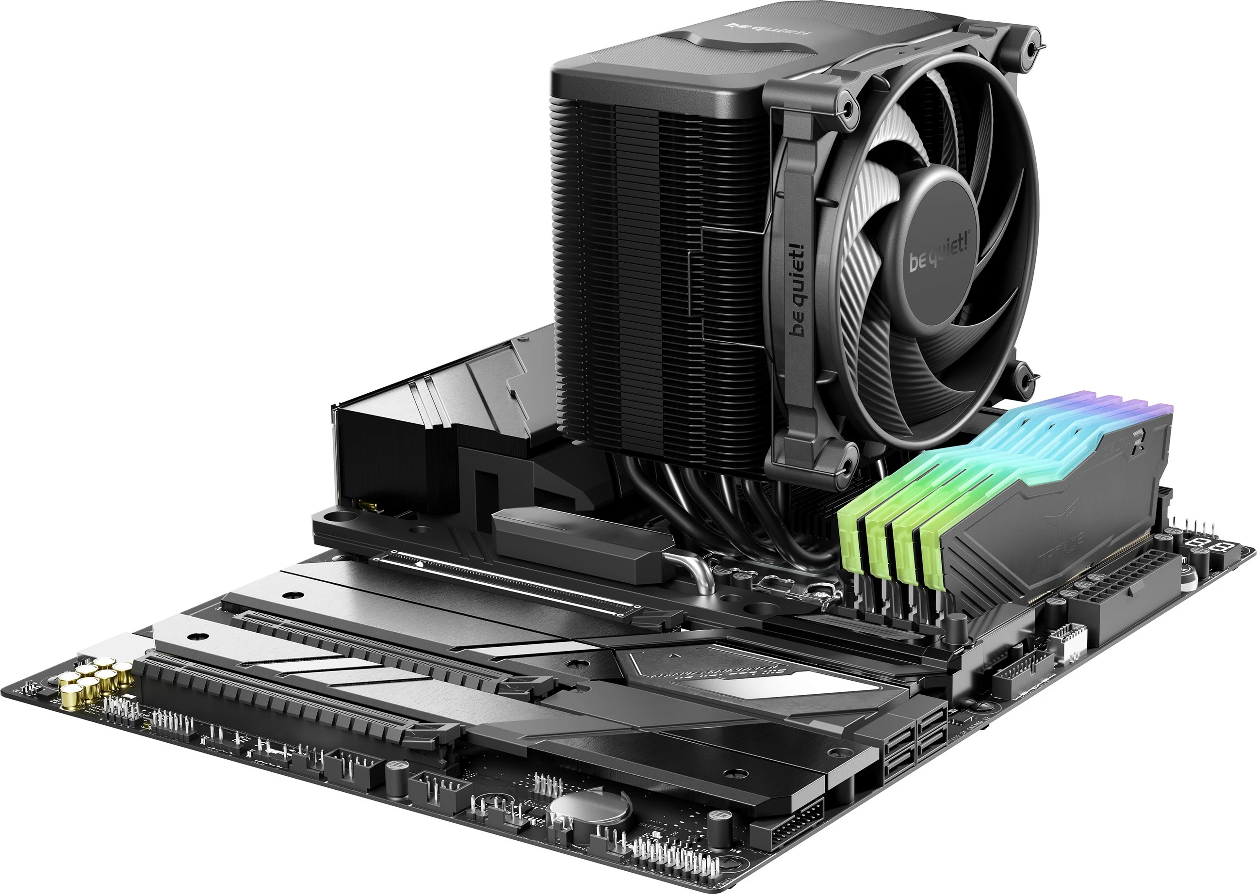 Zračno hlajenje Dark Rock 5 Be Quiet!, 12 cm, 2100 RPM, črno