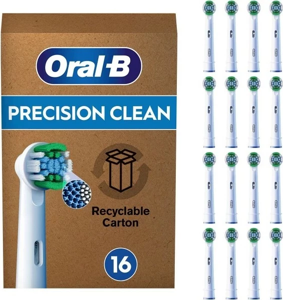 Nadomestne ščetke za zobno ščetko Precision Clean Oral-B, 16 kosov