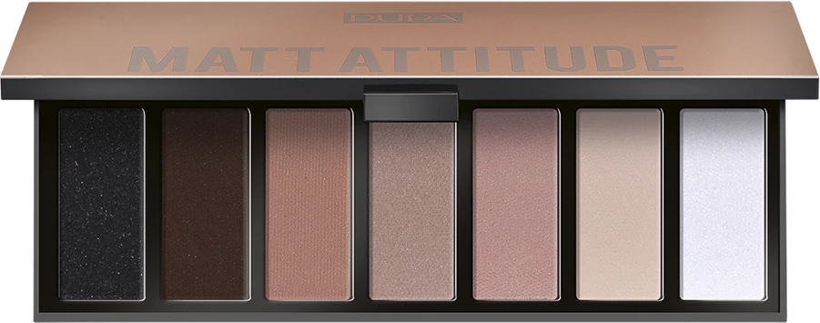 Paleta senčil za oči za ženske, Pupa Milano Make Up Stories Compact Eyeshadow Palette 003 Matt Attitude