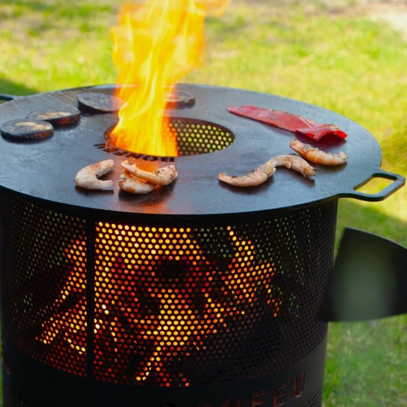 Plošča za plancha za žar Bonfeu, črna