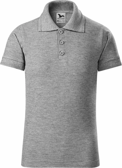 Polo majica za otroke Malfini, siva