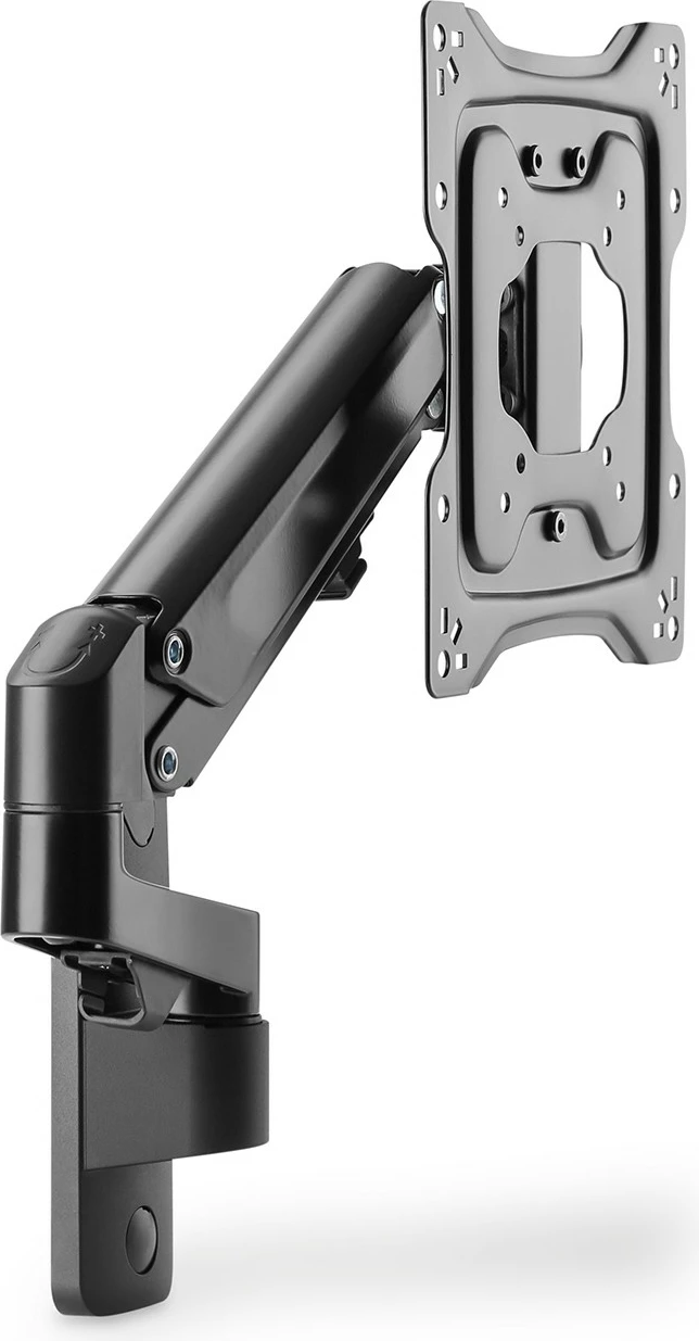 Stenski nosilec za monitor, univerzalen, plinasto roko, VESA 75x75/100x100, črn — Digitus