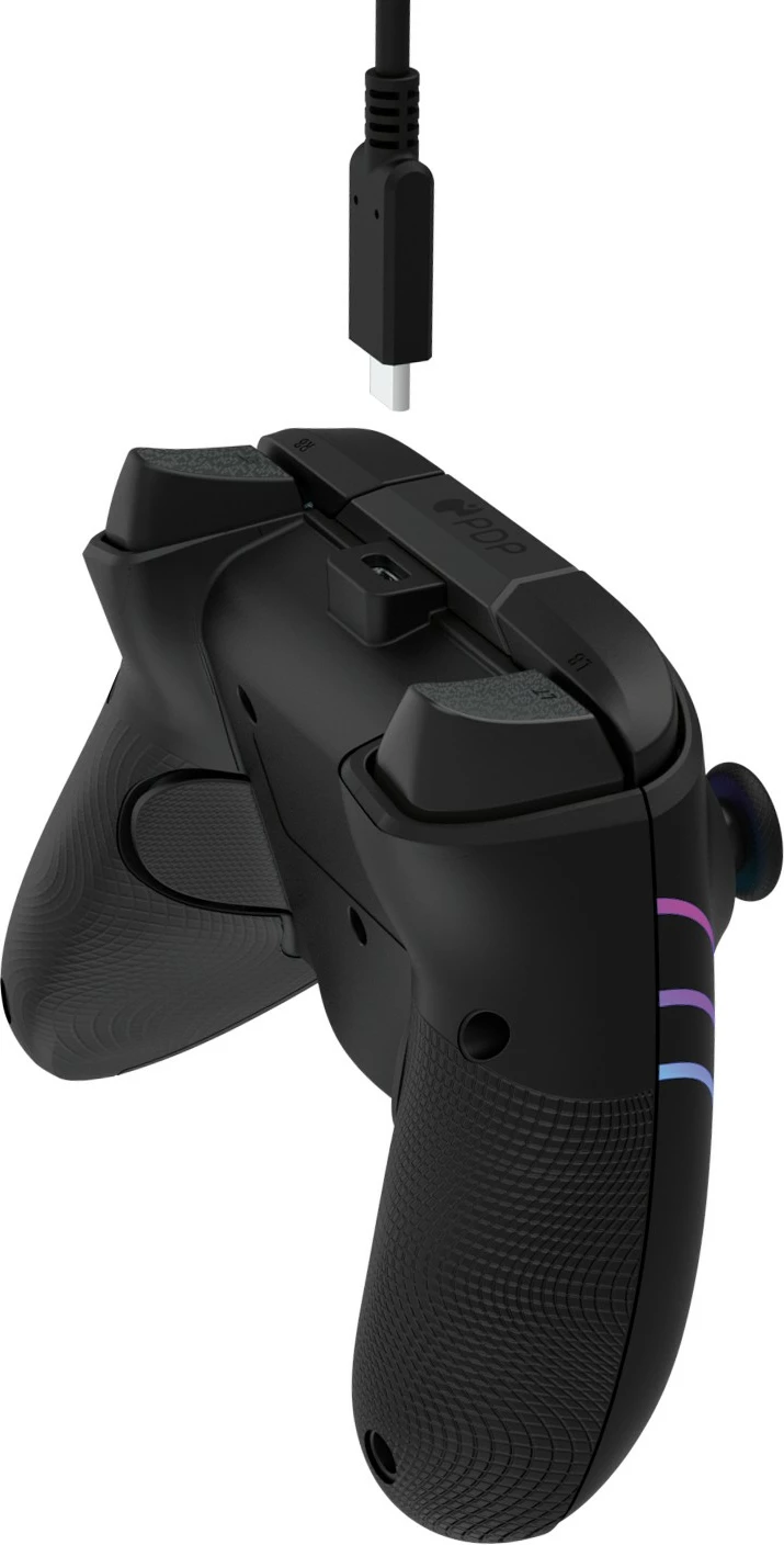 Žičen igralni kontroler PDP Afterglow Wave, PC, Xbox One, Xbox Series S/X, USB, črn