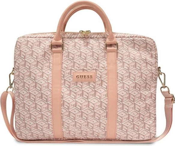 Ovitek za prenosnik Guess GCube Stripes, 16 inč, rožnat