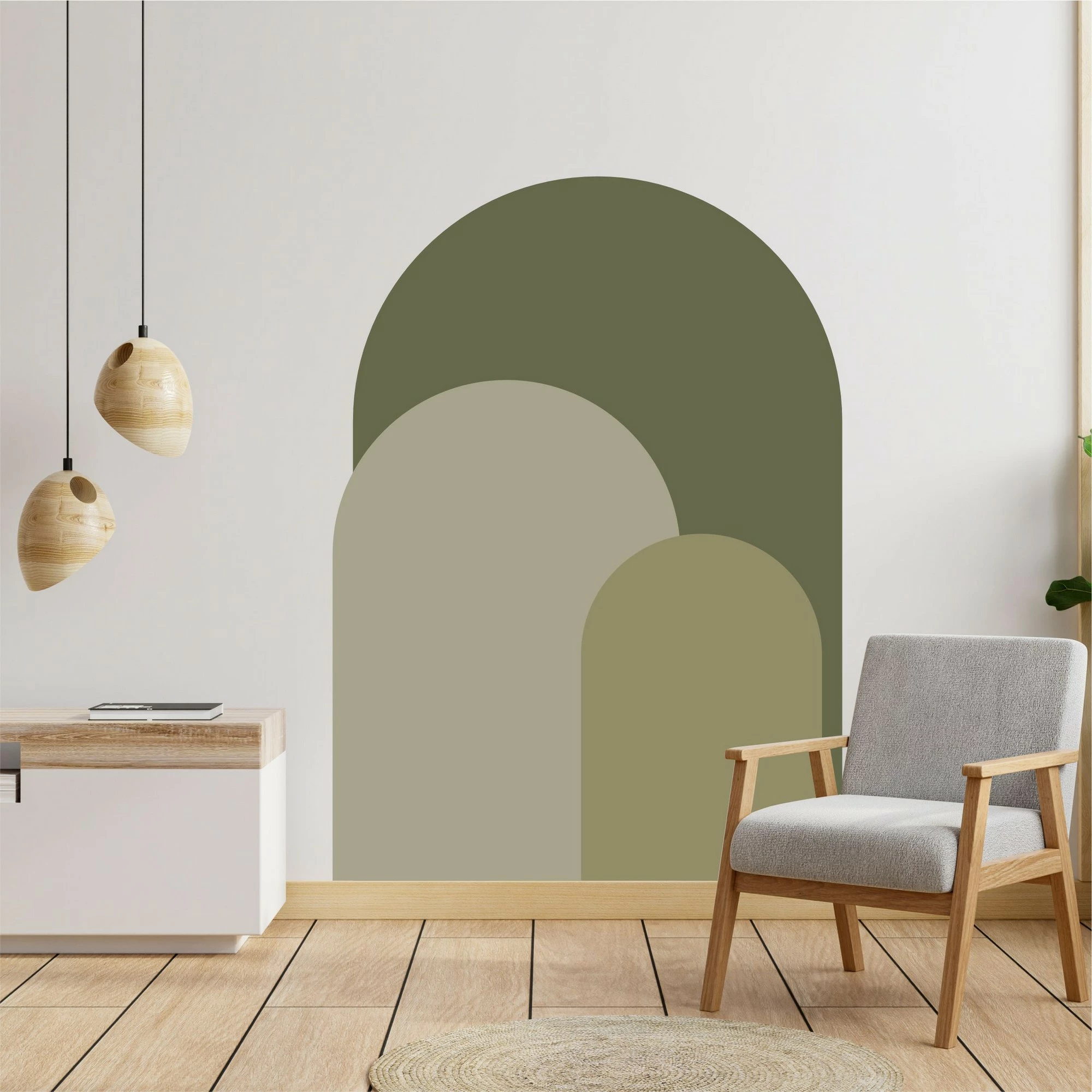 Dekorativna stenska nalepka Wallity MB-00111, večbarvna, 70 x 100 cm