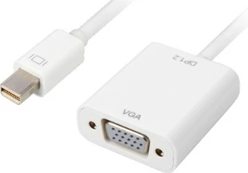 Adapter mini DisplayPort na VGA, Sharkoon, 15 cm, bel