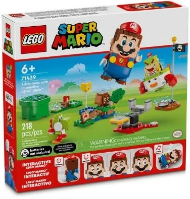 Igralni set 218 delov LEGO Super Mario 71439, z interaktivnim Mariom