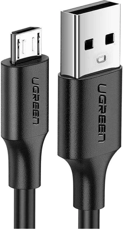USB kabel UGREEN 60137, 1,5 m, USB 2.0 na Micro-USB, črn