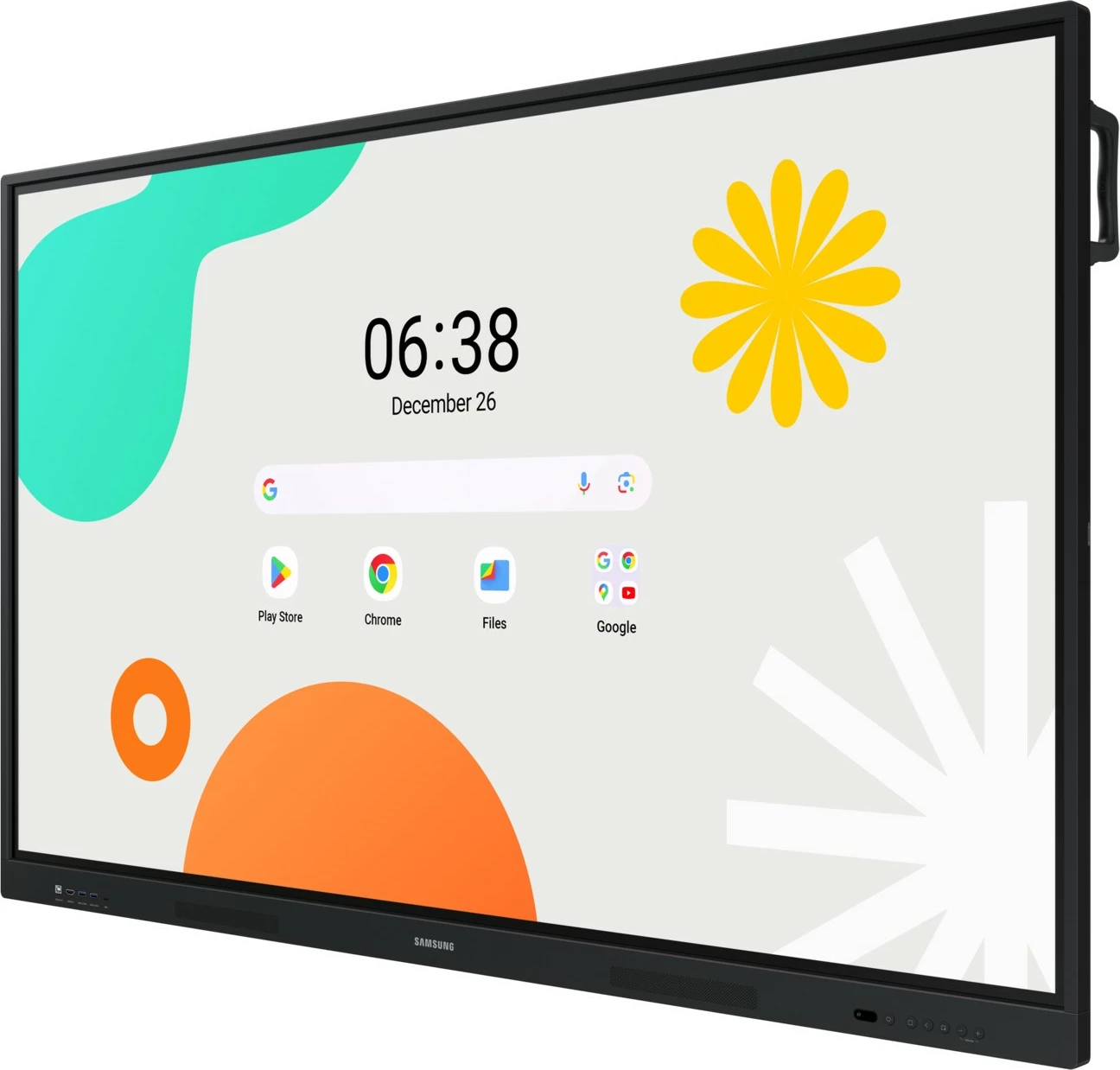 Interaktivni zaslon 75" 4K Ultra HD, Samsung LH75WAFWLGCXEN, črn