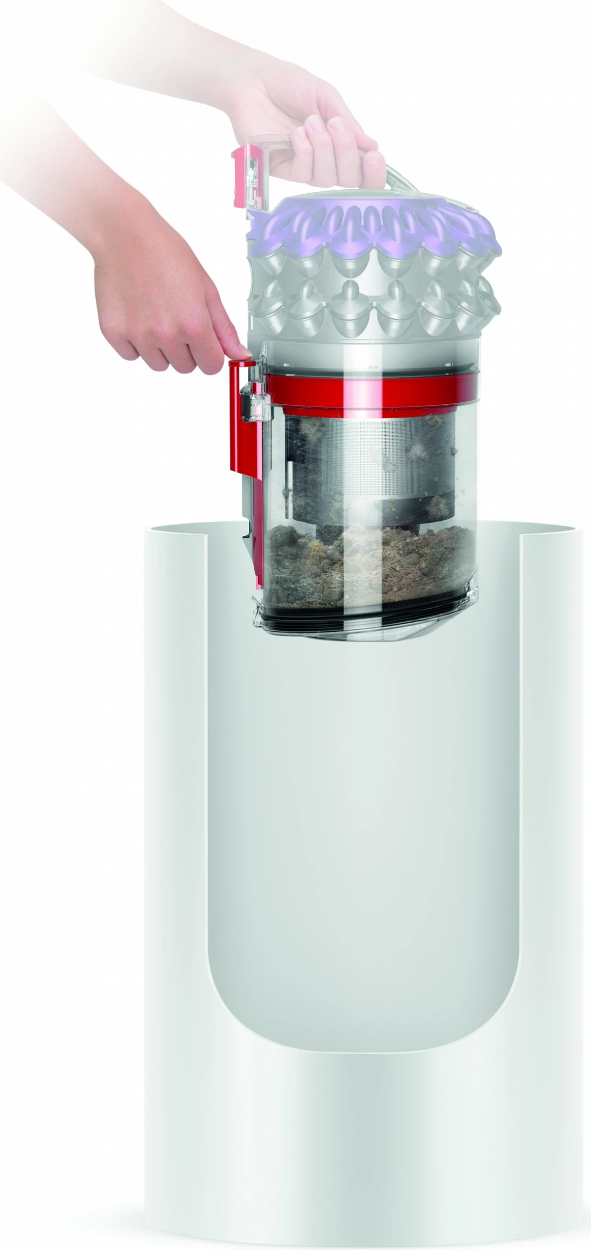 Sesalnik Big Ball Parquet 2 Dyson, 600 W, 1,5 L, srebrna/vijolična