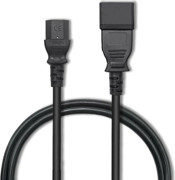 Napajalni kabel 1,2 m, IEC C20 na IEC C13, črn Qoltec 53991