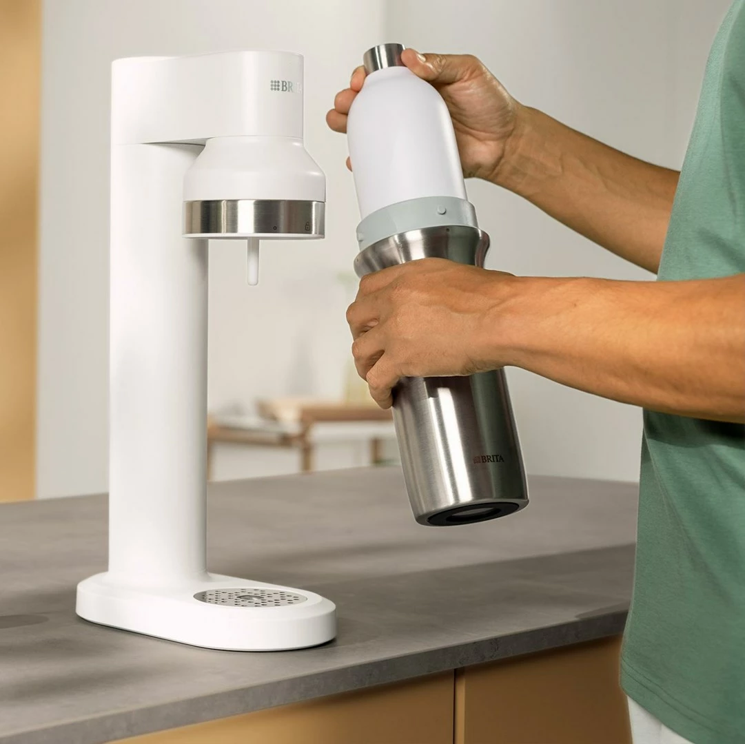 Steklenica za karbonizacijo BRITA 1046735, nerjaveče jeklo