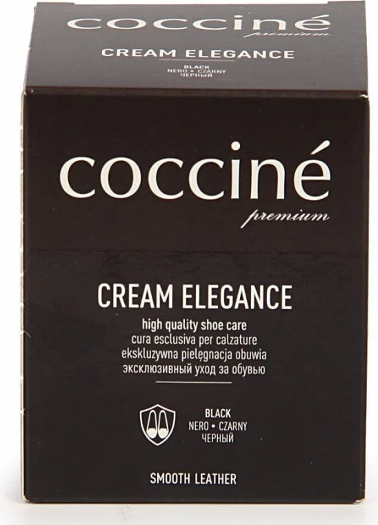 Krem za usnjene čevlje, Coccine, črn