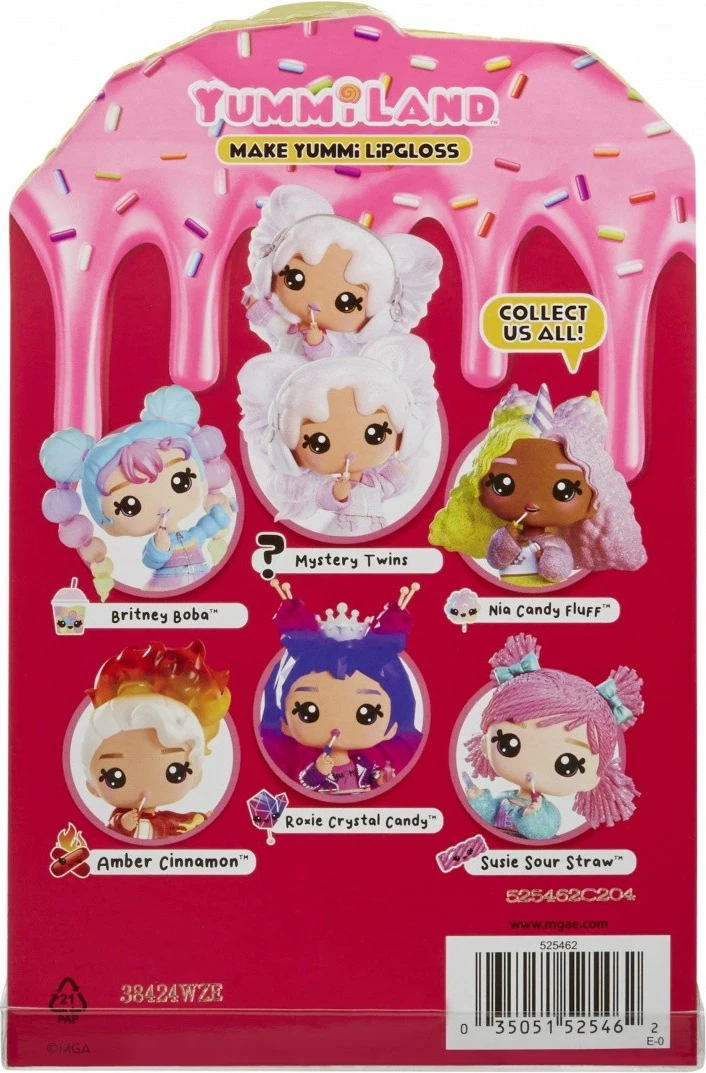 Set igrače in lip gloss z majhno dišečo punčko, Yummiland MGA S2 Cotton Candy