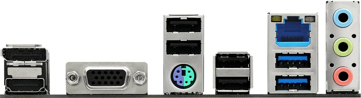 Matična plošča micro ATX, Intel H810, 128 GB DDR4, LAN 2,5G, črna ASRock H810M-X