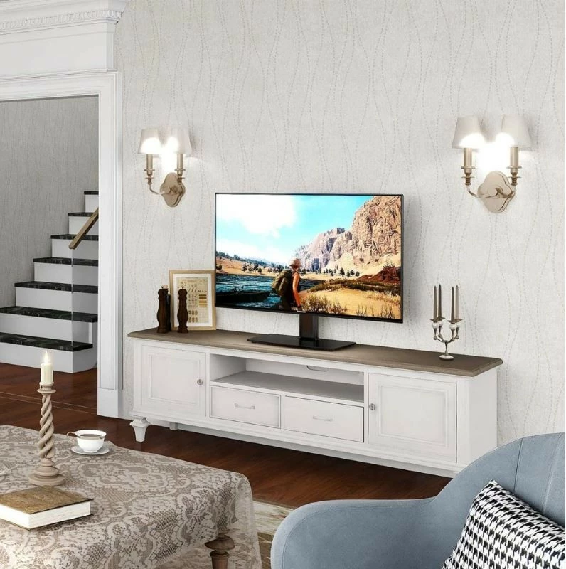 Namizni nosilec za TV, 32–65 in, črn — Techly ICA-LCD S07L